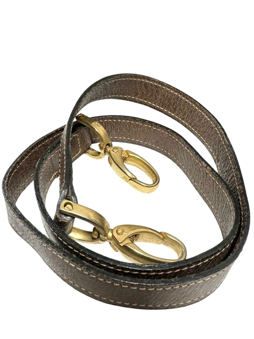 Gucci GG Supreme Web Canvas & Leather Sherry Stripe Boston Two Way Bag - Picture 7 of 16